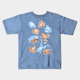 Moor frogs (Rana arvalis) Kids T-Shirt